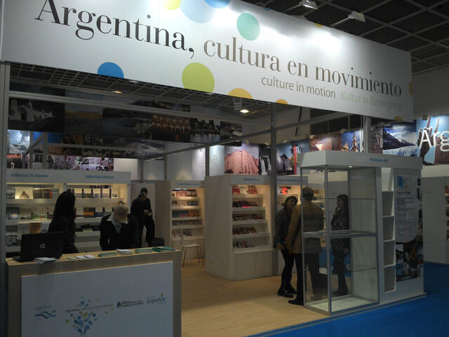 Stand Argentino, Feria del libro de Frankfurt